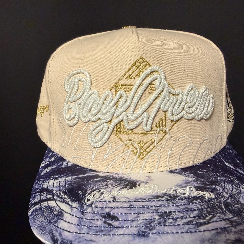 Bay Area Beige and Blue Snapback Hat
